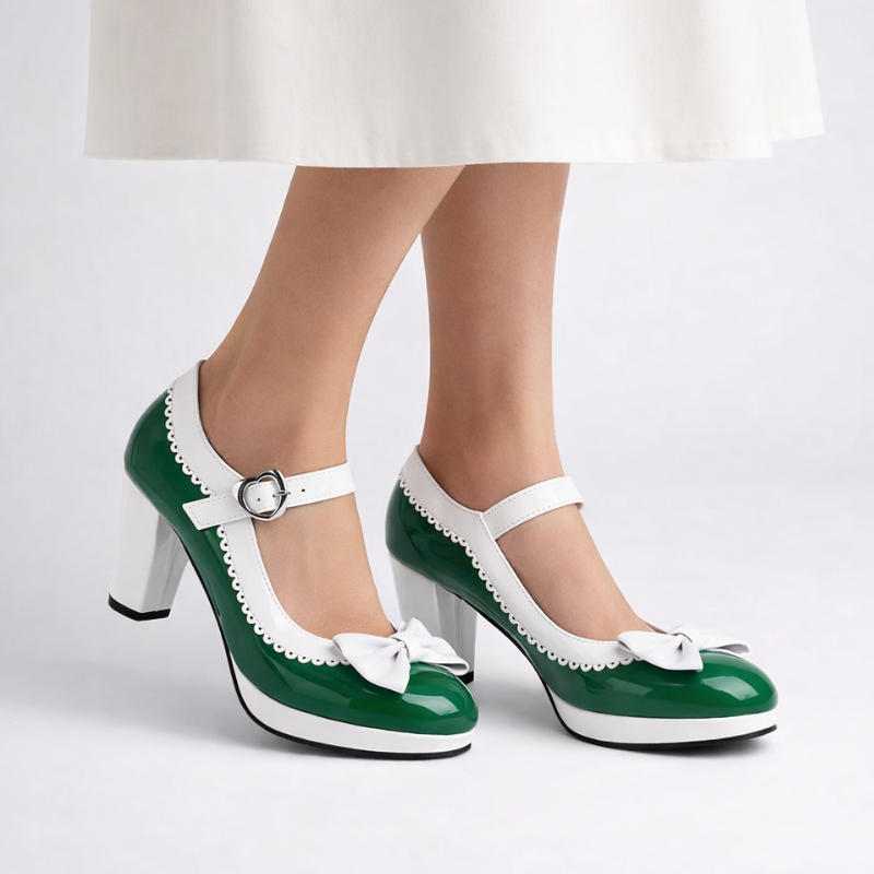 Women's heels front view — elegant — Molly Mary Jane Heels for every occasion — Oscar Blackwood