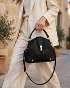 Women's bag front view — everyday — Frances Croc Crossbody Bag — Oscar Blackwood